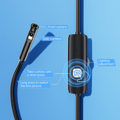 10 pieces Dual - Lens USB Snake Inspection Camera,1920P HD USB Borescope Camera with Leds, - SICUBE