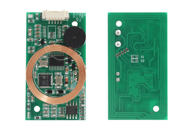 10pcs 125Khz+13.56Mhz Dual Frequency UART/WG RFID Reader Module - SICUBE