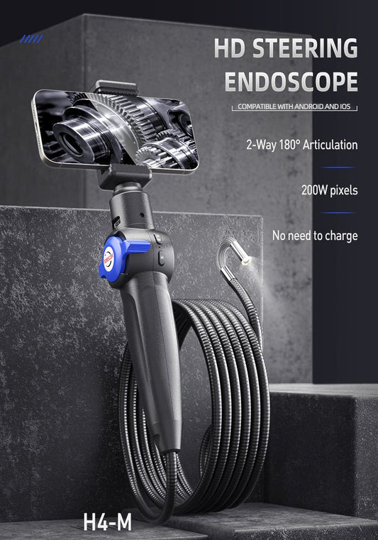 10pcs Steering USB Type - C Industrial Endoscope Camera (Borescope) for Inspection and Repair - SICUBE